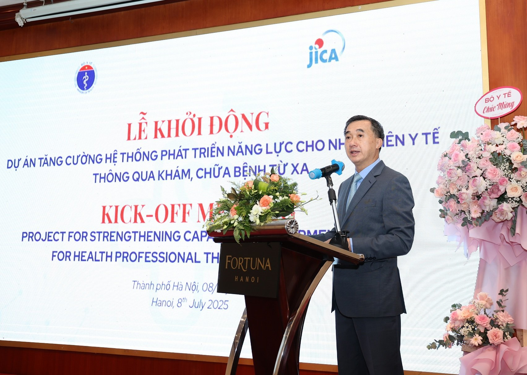 Bộ Y tế và JICA khởi động Dự án “Tăng cường Hệ thống phát triển năng lực cho nhân viên y tế thông qua khám, chữa bệnh từ xa”

